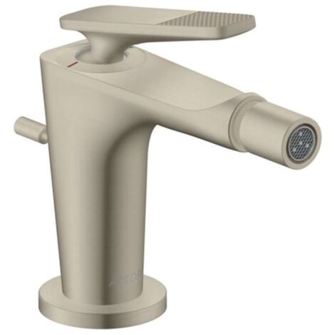 Axor Citterio C - Miscelatore per bidet, con sistema di scarico, nichel spazzolato 49211820 (1/2)