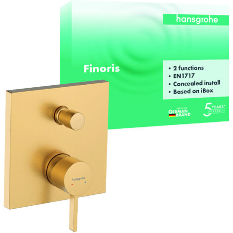 Hansgrohe Finoris - Miscelatore ad incasso per 2 utenze, bronzo spazzolato 76416140