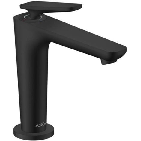 Axor Citterio C - Miscelatore per lavabo con sistema di scarico, EcoSmart, CoolStart, nero opaco 49040670 (1/2)