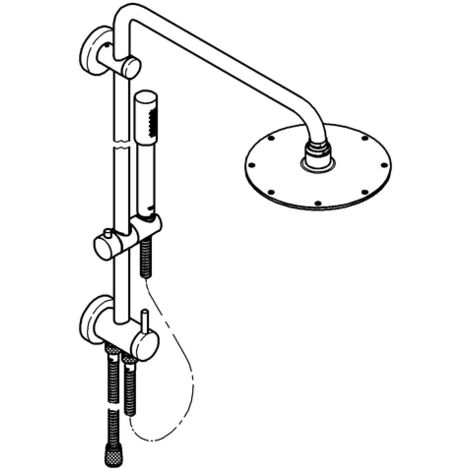 Grohe 27058000 Rainshower® System Colonna Doccia Con Deviatore e