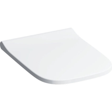 Geberit Smyle Siège de WC Slim avec couvercle, Wrap over,