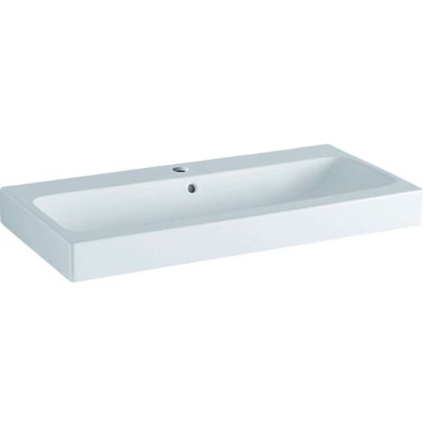Geberit iCon Lavabo con foro rubinetto con ÜL 900x485mm bianco KT