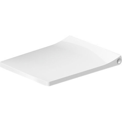Sedile WC Viu bianco. Cerniere in acciaio inossidabile. delicatamente (1/4)