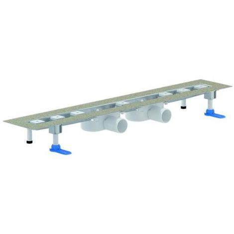 DALLMER caniveau de douche CeraLine PLAN F 2000mm, 524577, DN 50