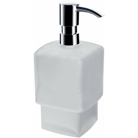 Dispenser sapone liquido ricaricabile in Inox satinato