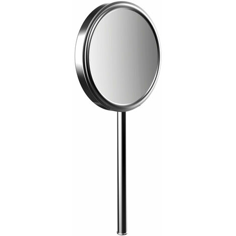 frasco specchio a mano 3 volte, rotondo, P: 130 mm, cromo
