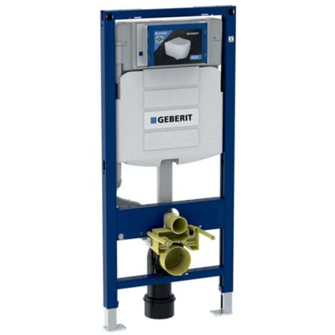 Geberit Elemento Duofix per WC sospeso, 112 cm, con cassetta di risciacquo Sigma UP 12 cm e Power & Connect Box, 111.900.00.5 (1/2)