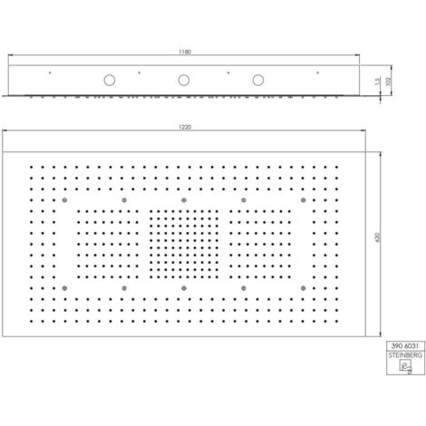Steinberg Sensual Rain Panneau de pluie, set complet,