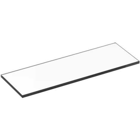 KEUCO PLAN Cristallin-plaque en verre mat en bas, 350x120mm,
