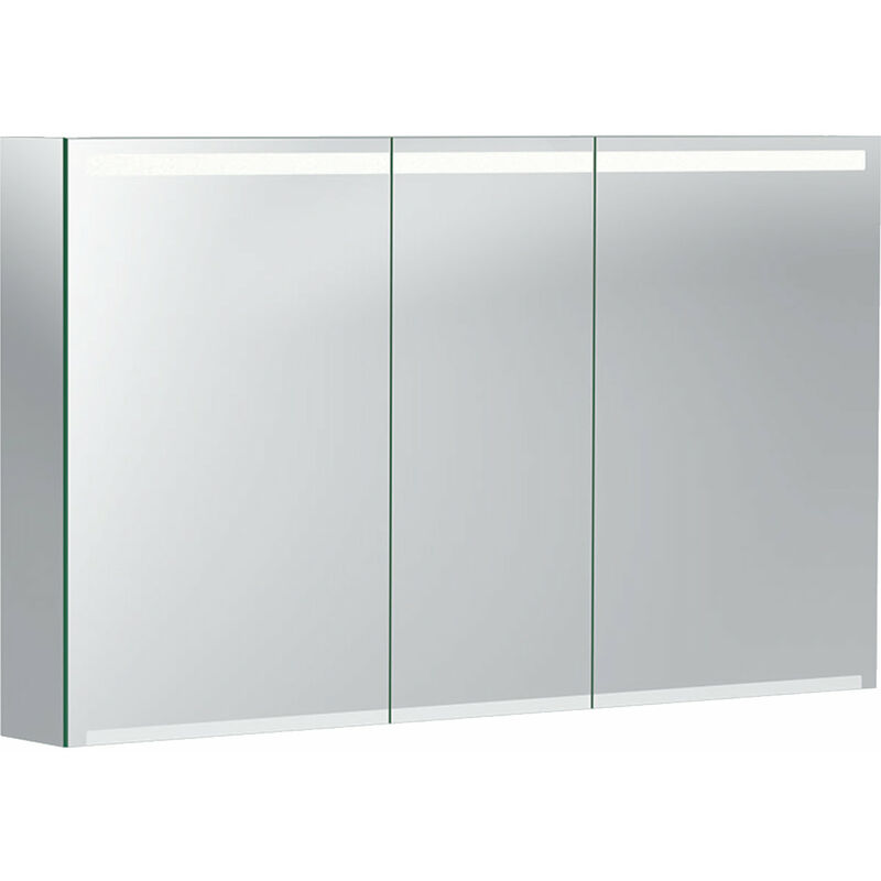 Geberit Opción armario con espejo con iluminación, dos puertas, ancho 90  cm, 500583001