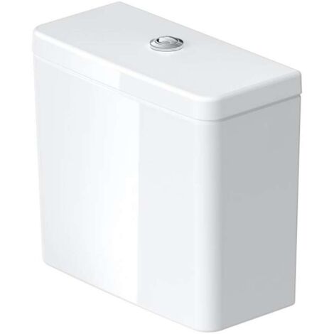 Cisterna Duravit D-Neo, conexión inferior izquierda, 395x180mm,