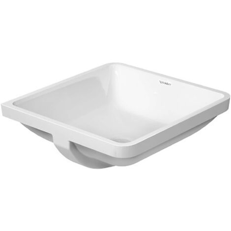 Lavabo empotrado Duravit, Starck 3, 43 cm, para instalar desde