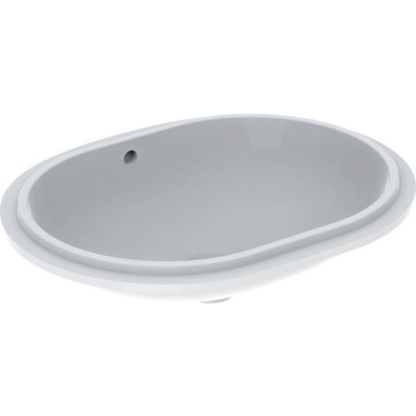 Geberit VariForm lavabo bajo encimera elíptico, 550x400mm, sin