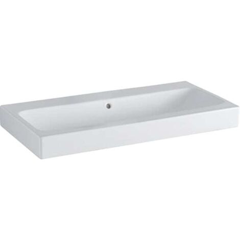 Geberit iCon lavabo 900x485mm blanco, sin agujero para grifo,
