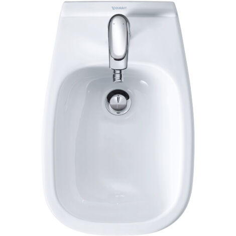 Duravit D-Code bidé de pared, con agujero para grifo, con