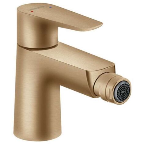 HANSGROHE Mezclador de bidé, con desagüe extraíble y bronce cepillado