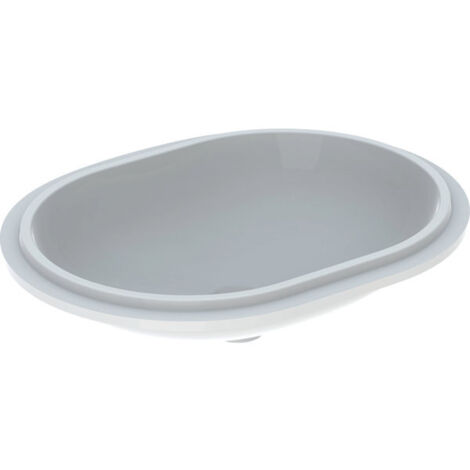 Geberit VariForm lavabo bajo encimera elíptico, 550x400mm, sin