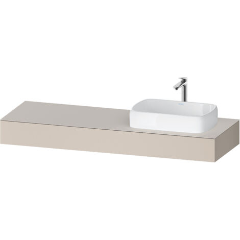 Consola Collection One de Duravit, 1600x550x170mm, con recorte a