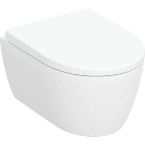 Juego Geberit iCon para WC suspendido, Rimfree, incl. asiento de