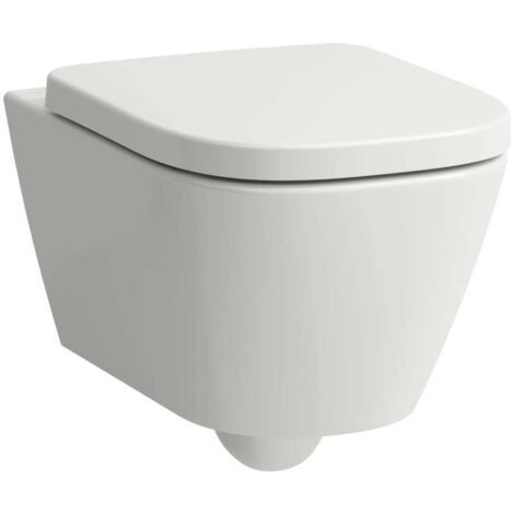 LAUFEN Meda WC suspendido Advanced, sin borde, descarga