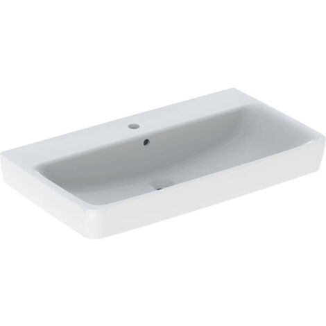 Geberit Renova Plan, lavabo sobre encimera , 85x48 cm, 1 agujero