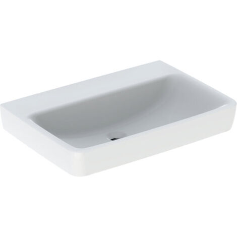 Geberit Renova Plan, lavabo, 70x48 cm, sin agujero para grifo,
