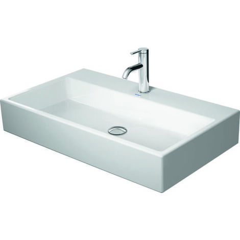 Lavabo Vero Air Wash Duravit 80x47cm, sin rebosadero, con banco (1/5)