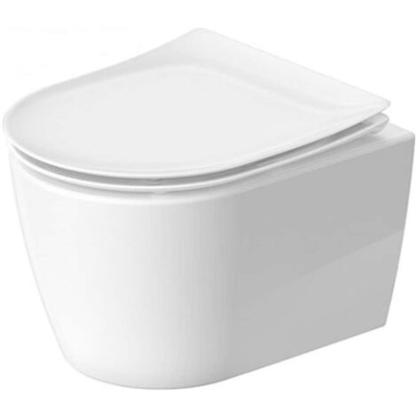 Duravit Soleil by Starck - Inodoro suspendido, Rimless, WonderGliss, blanco 25900900001