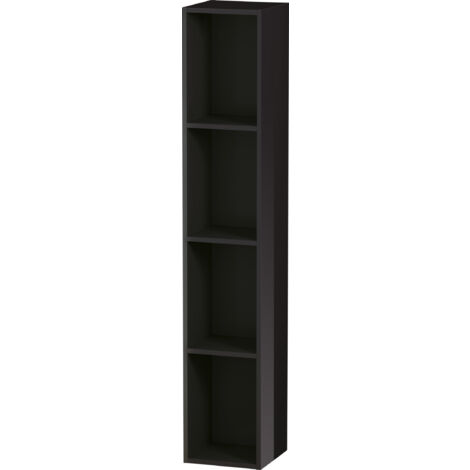 Estantería Duravit L-CUBE 180x180x1000mm negro de alto brillo