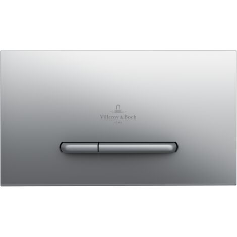 Villeroy & Boch ViConnect - Pulsador de descarga de WC, cromo mate 92218069 (1/4)