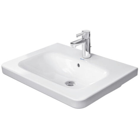 Lavabo Duravit para muebles DuraStyle 65cm con rebosadero, con
