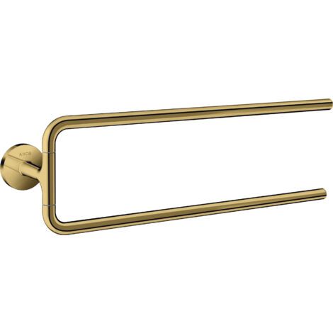 hansgrohe AXOR Toallero circular universal, de dos brazos, (1/2)