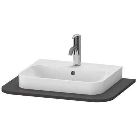 Consola Duravit Happy D.2 Plus HP031B, 650x480 mm, 1 hueco, para