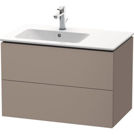 Duravit L-Cube mueble bajo lavabo suspendido, 2 cajones, lavabo (1/5)