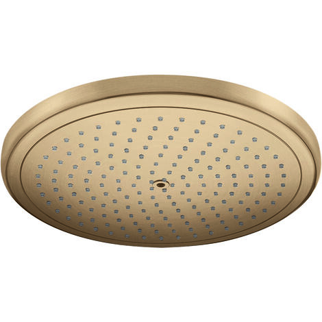 Hansgrohe Croma - Rociador de ducha 280, EcoSmart, bronce cepillado 26221140 (1/3)