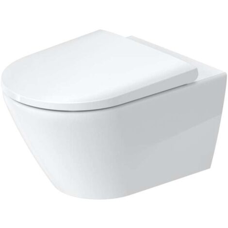 Duravit D-Neo WC suspendido, lavabo, sin borde, salida