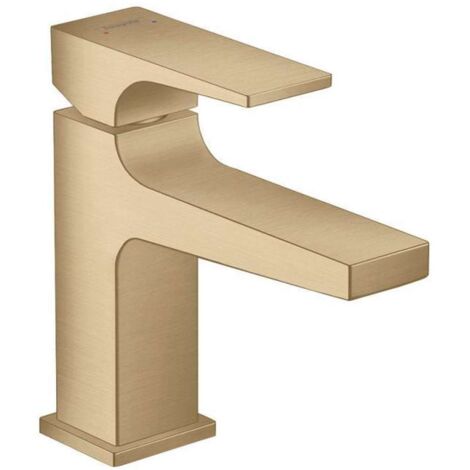 Hansgrohe Metropol - Grifo de lavabo con desagüe Push-Open, bronce cepillado 32500140
