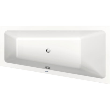 Duravit No.1 bañera empotrada, trapezoidal, 1600x850mm, 1