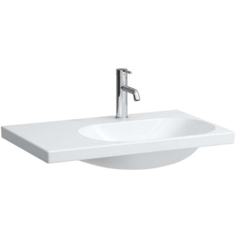 LAUFEN LUA lavabo, 1 agujero para grifo, sin rebosadero,