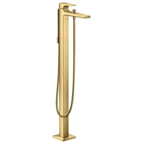 Mezclador de baño hansgrohe Metropol, de pie, con manija de