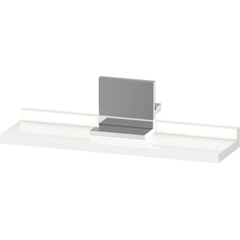 Estante Duravit Sivida, soporte cromado, 400x115x35mm,