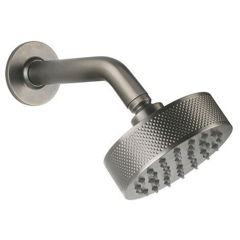 Ducha mural Gessi Inciso anticalcárea D120 mm, con junta y
