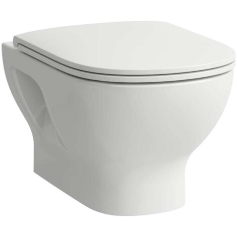 Inodoro suspendido de fondo profundo Laufen LUA, 360x520mm blanco