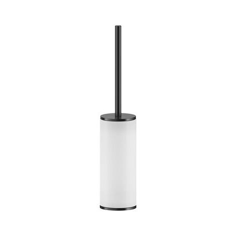 Juego de escobillas de pedestal Gessi Inciso, contenedor blanco