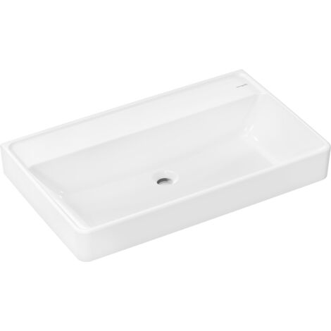 hansgrohe Xanuia Q lavabo, sin agujero para grifo, sin