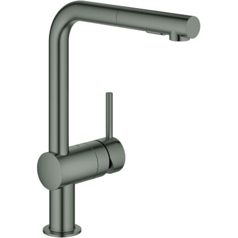Mezclador monomando de fregadero GROHE Minta, caño en L, con
