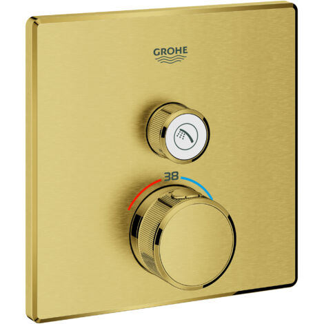El termostato Grohe Grohtherm SmartControl con una válvula de (1/4)