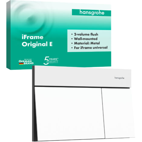 hansgrohe iFrame Element E placas de accionamiento para doble