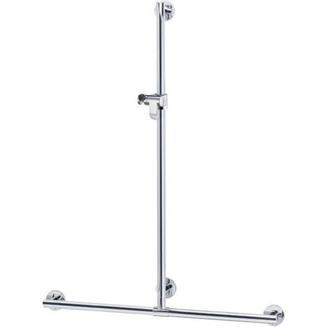 Pasamanos de ducha PLAN con barra de ducha 1182/1263 mm, cromado KEUCO