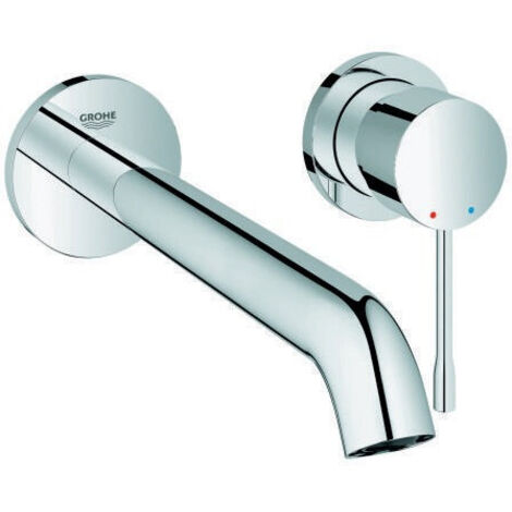 GROHE Grifo de pared para lavabo de 2 agujeros Essence 291931 FMS alcance 230mm cromo, 29193001